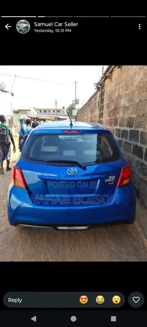 Toyota Yaris 2016 Blue