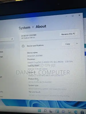 Laptop HP ProBook 640 G2 8GB Intel Core i5 SSD 128GB