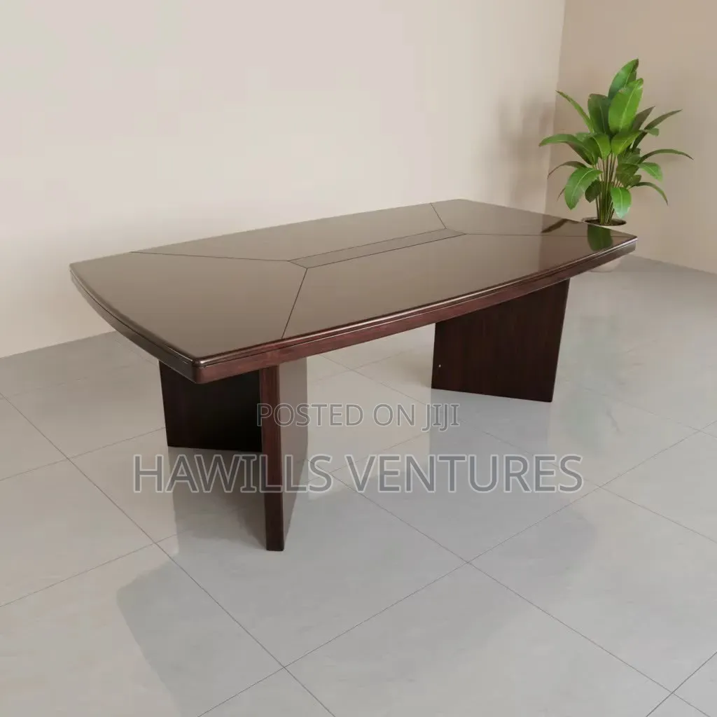 Executive Mahogany Boardroom Conference Table