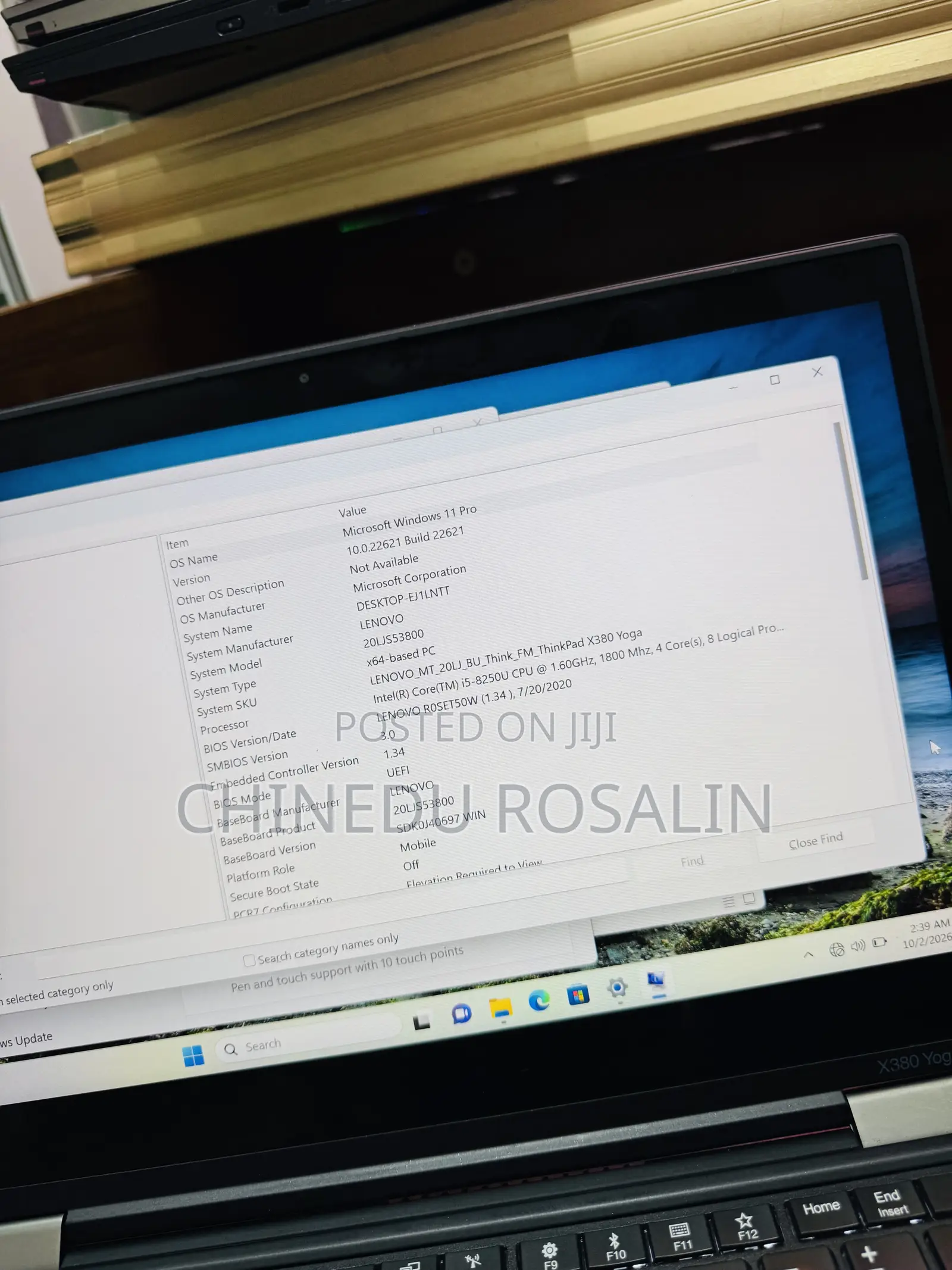 Laptop Lenovo ThinkPad X380 Yoga 8GB Intel Core i5 SSD 256GB