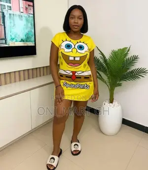 Ladies Night Wear Cartoon Dress