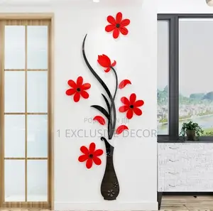 Acrylic Flower Stickers