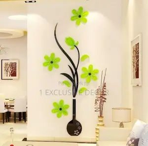 Acrylic Flower Stickers