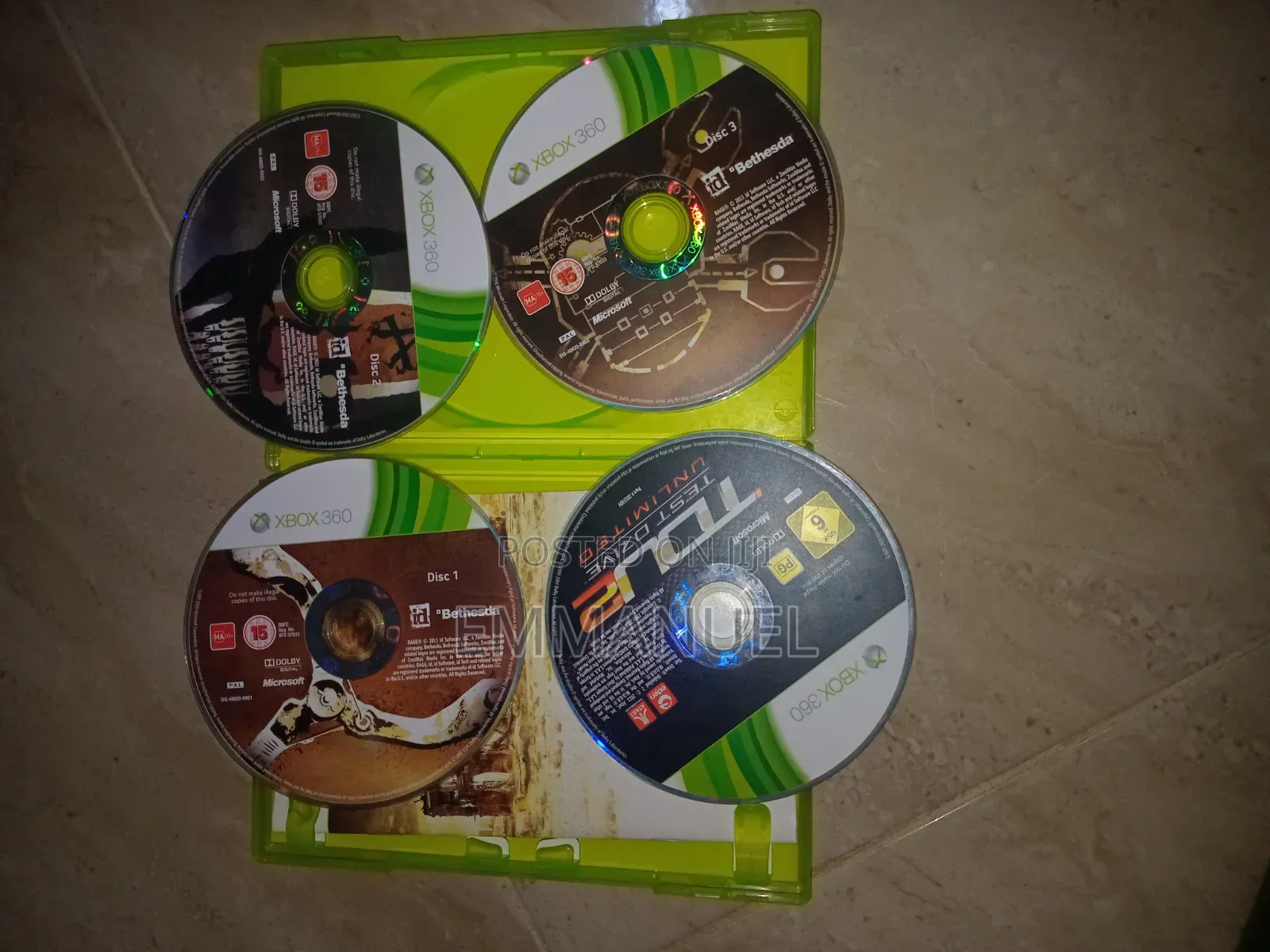 Rage Xbox 360. With Part1,2 and 3 With a Racing Game Included
