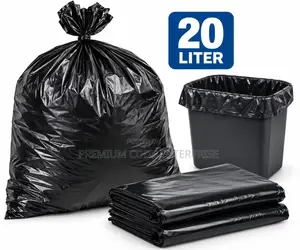 20 Liter Bin Liner Black, 50 Pieces Pack