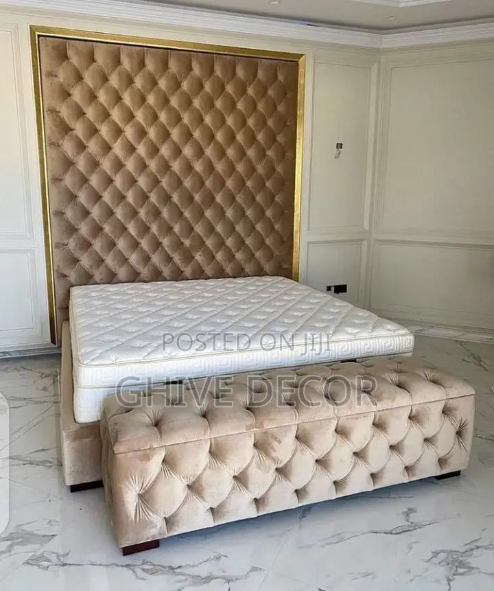 Affordable Queen Size Bed Plus Ottoman