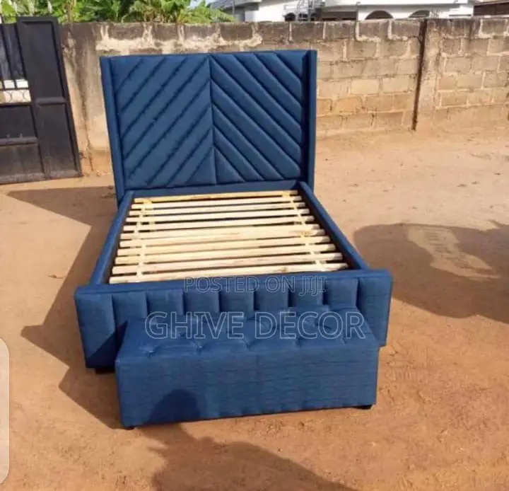Affordable Queen Size Bed Plus Ottoman