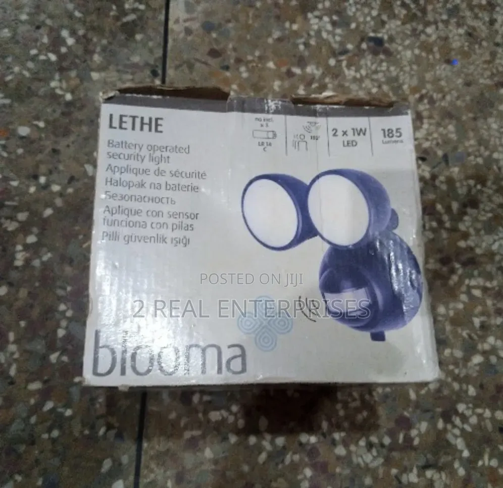 Blooma Lethe Battery Twin LED Outdoor PIR Motion Sensor Security Light