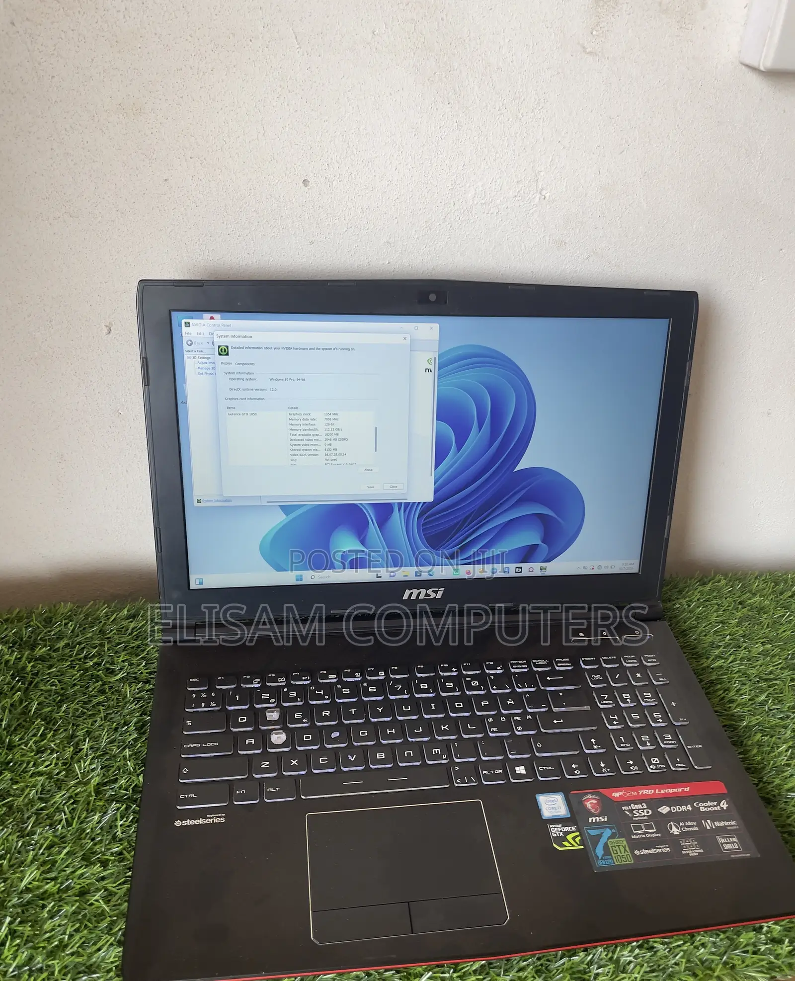 Laptop MSI GP62 7RDX Leopard 16GB Intel Core i7 HDD+SSD 128GB