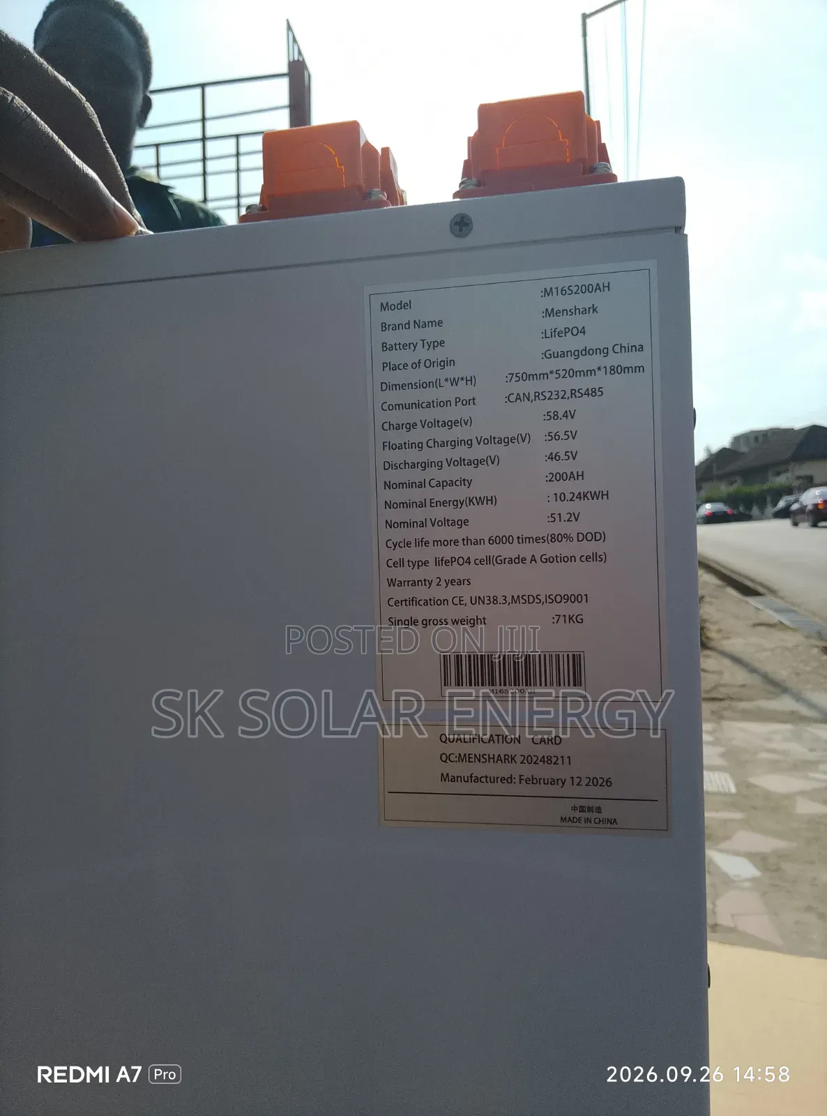 Solar Lithium Battery 51.2v 10.24kwh