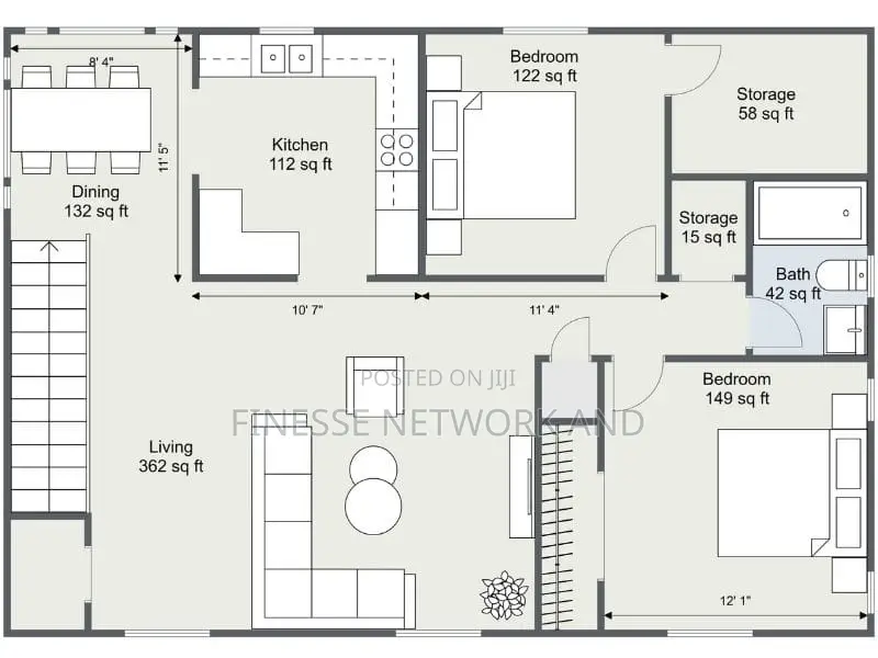 3bdrm House in Station Area for rent