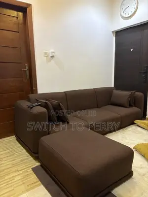Royal Comfort 4-Seater L-Shaped Sofa With Ottoman