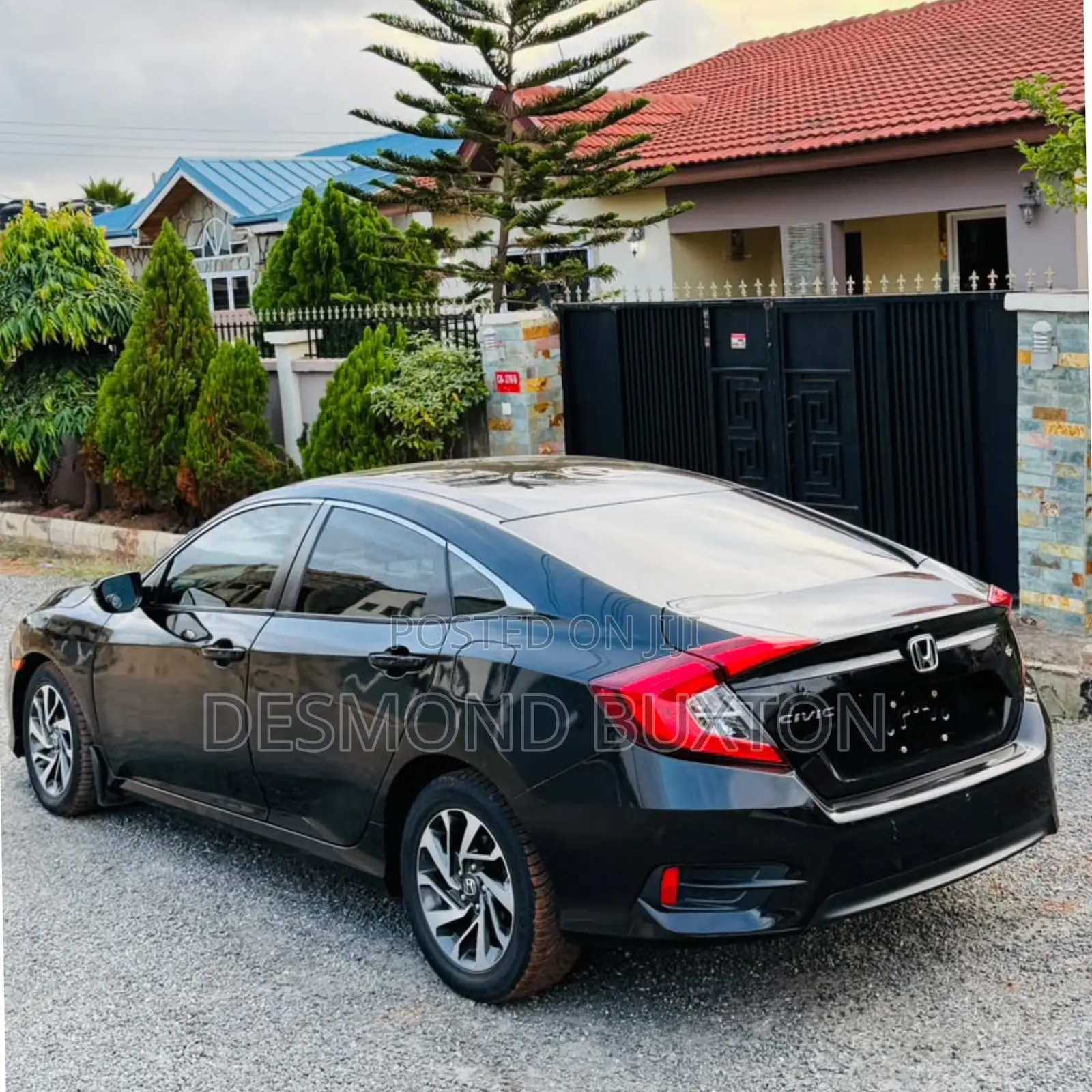 Honda Civic EX 4dr Sedan (2.0L 4cyl) 2017 Black