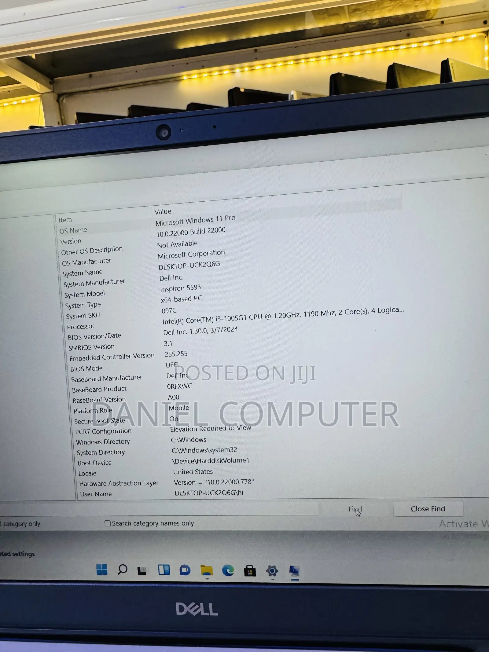Laptop Dell Inspiron 5559 8GB Intel Core i3 SSD 256GB