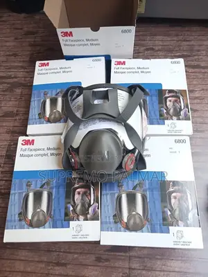3M 6800 Full Face Respirator – Reusable Medium Size Safety Mask