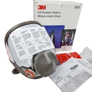 3M 6800 Full Face Respirator – Reusable Medium Size Safety Mask