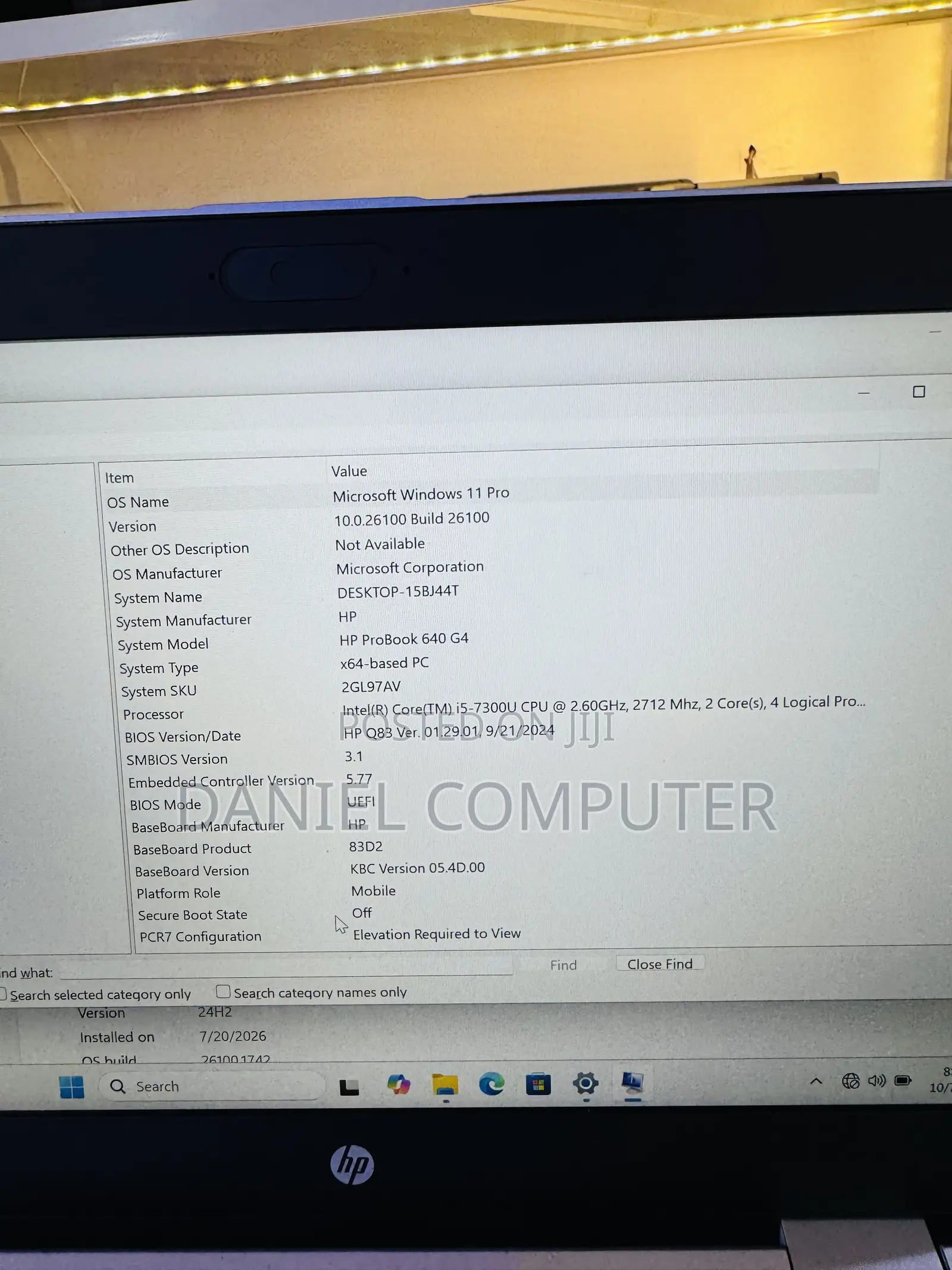 Laptop HP ProBook 640 G4 8GB Intel Core i5 SSD 256GB