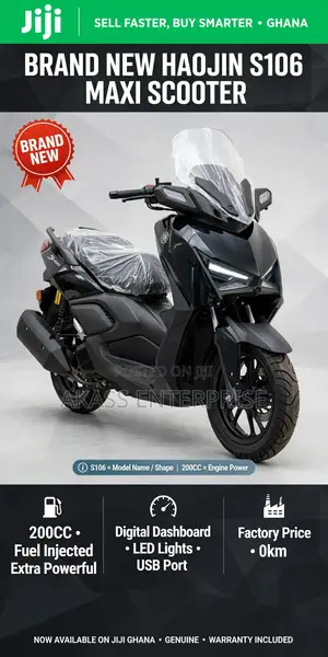 New Haojin HJ125 2026 Black