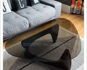 Triangular Transparent Glass Center Table for Your Living Room