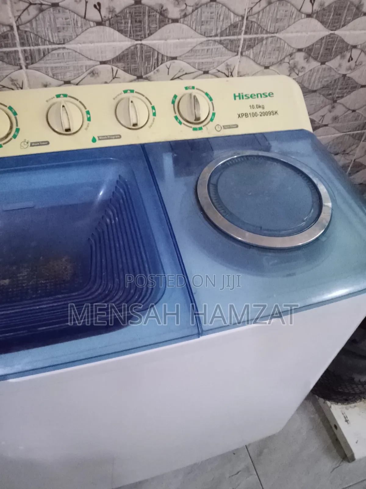 Hisense Semi Automatic Washing Machine