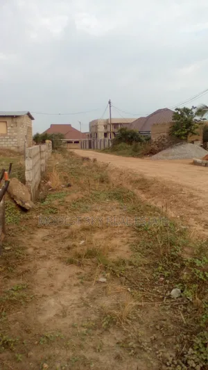 Half Plot of Land With Wall at Amasaman Danchira