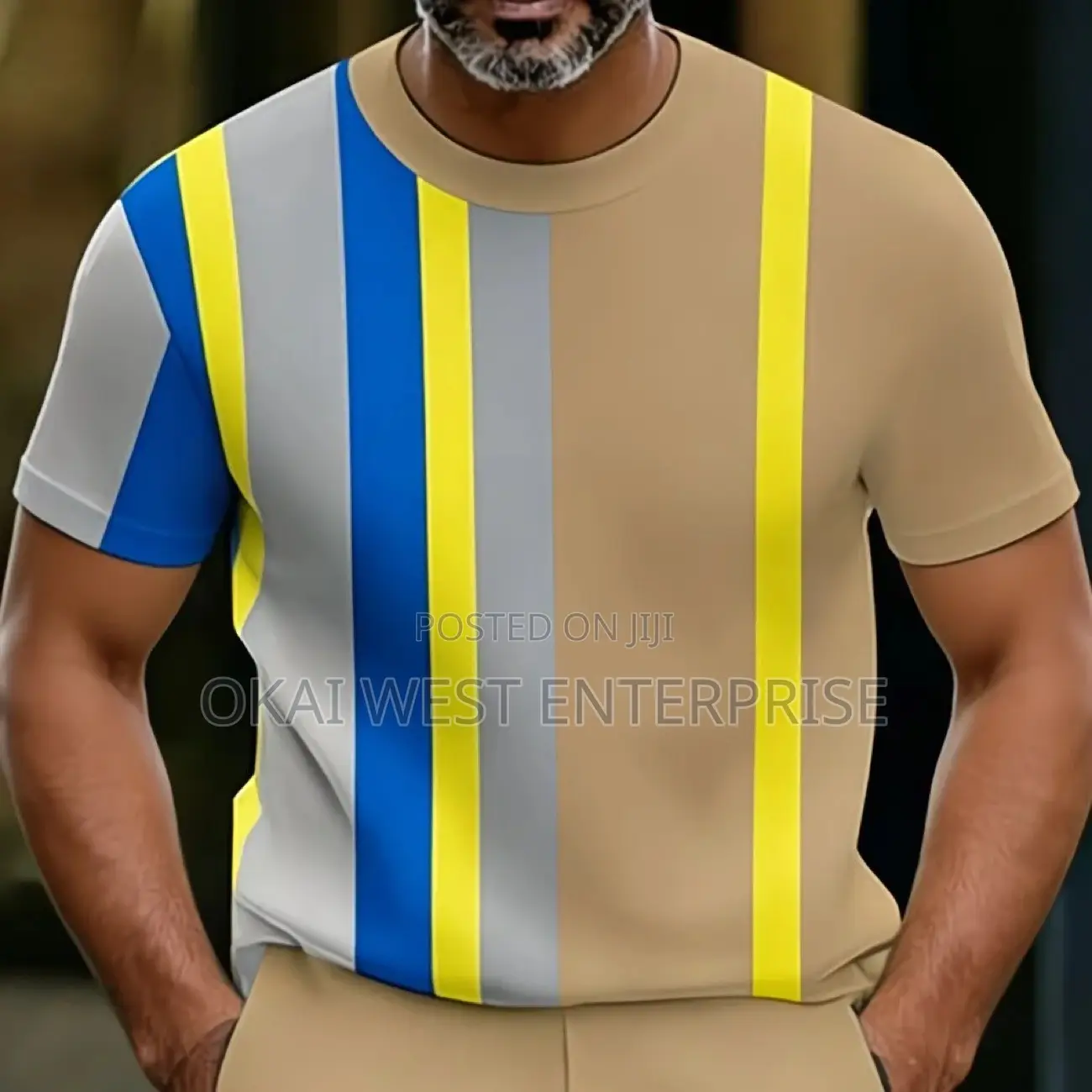 Island 3D Print E-Sports Men’s T-Shirt 3 Sets