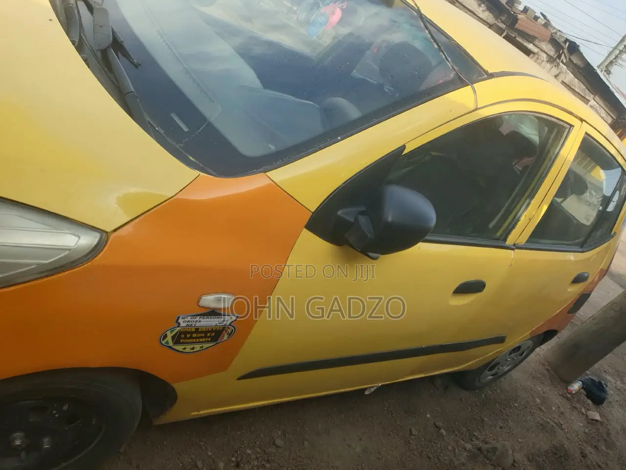Hyundai I10 2008 Yellow