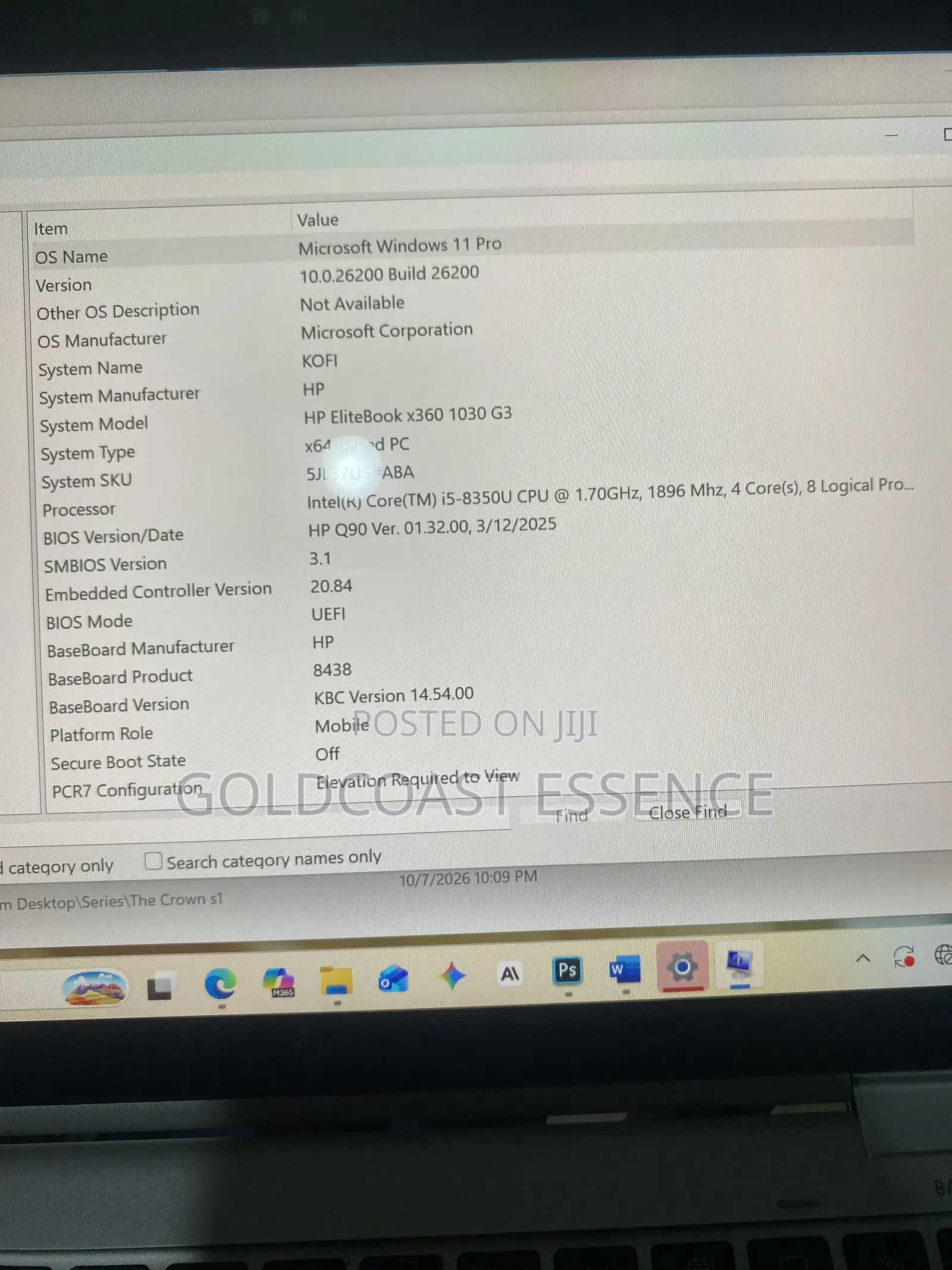Laptop HP EliteBook X360 1030 G3 16GB Intel Core i5 SSD 256GB