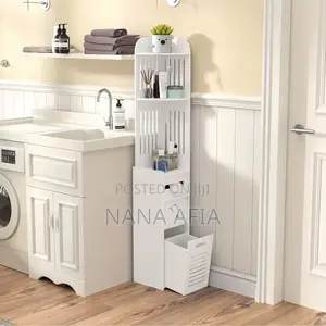 Bathroom Storage Rack, Toilet Shelf, Floor-Standing Multi-Layer