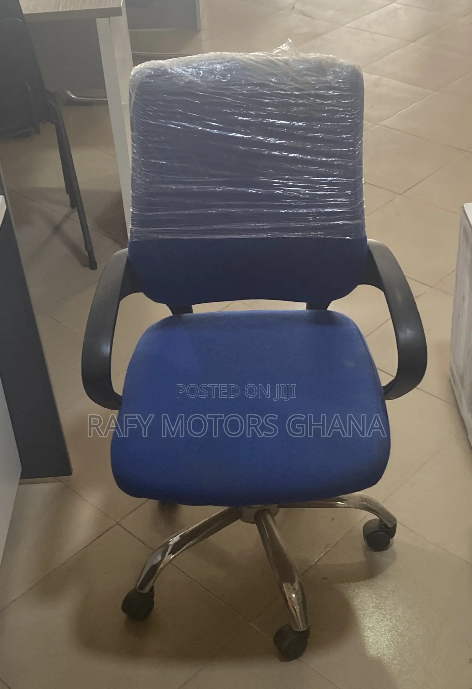 Blue Office Adjustable Chair