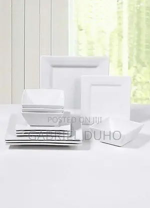 21pcs Square Dinner Set