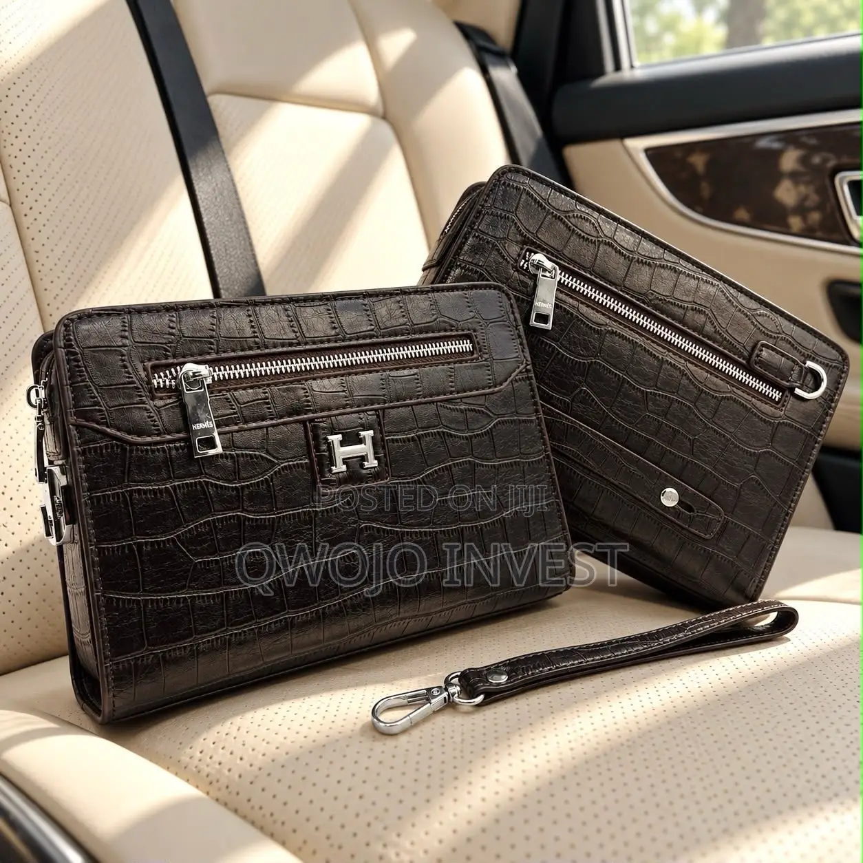 Hermes Leather Pouches