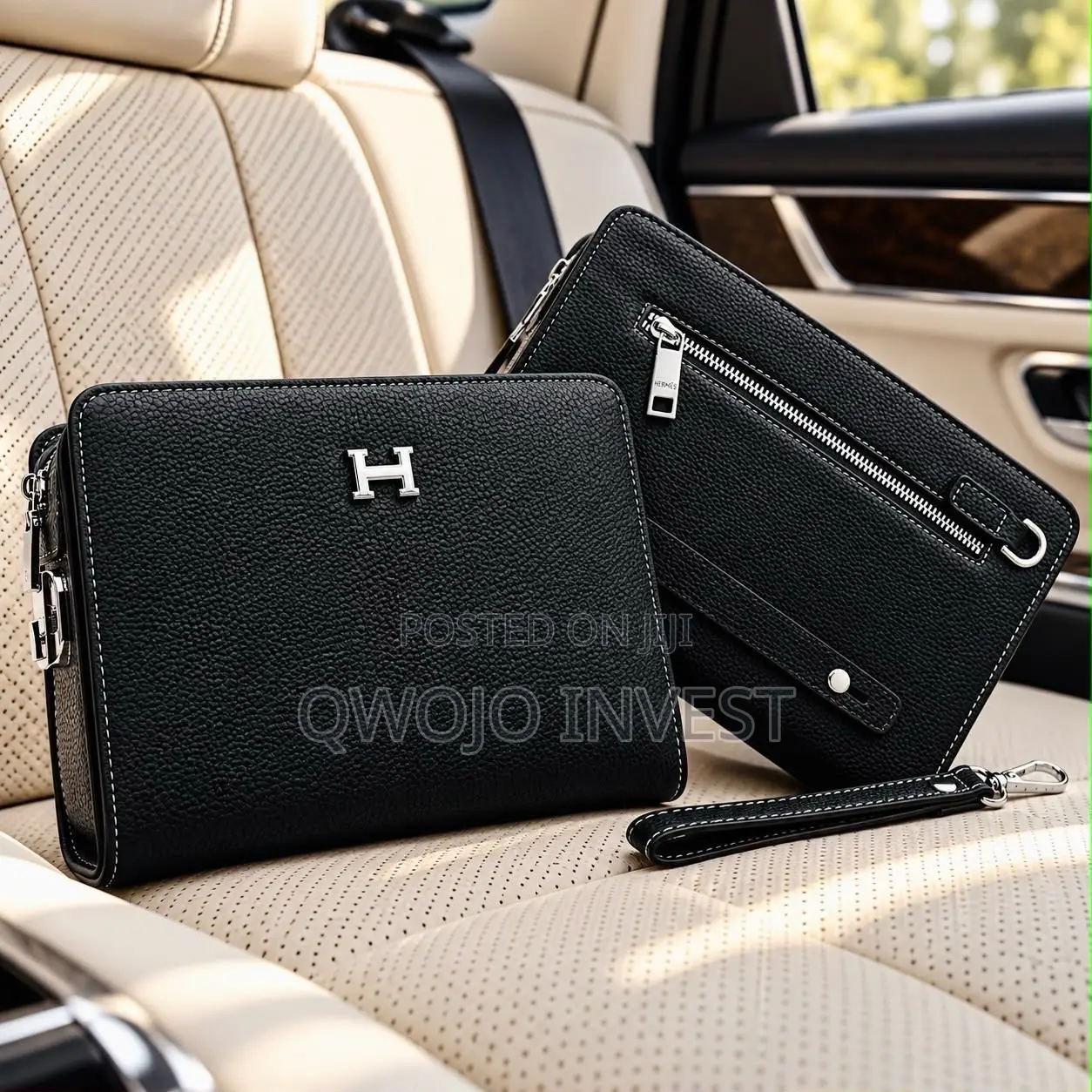 Hermes Leather Pouches