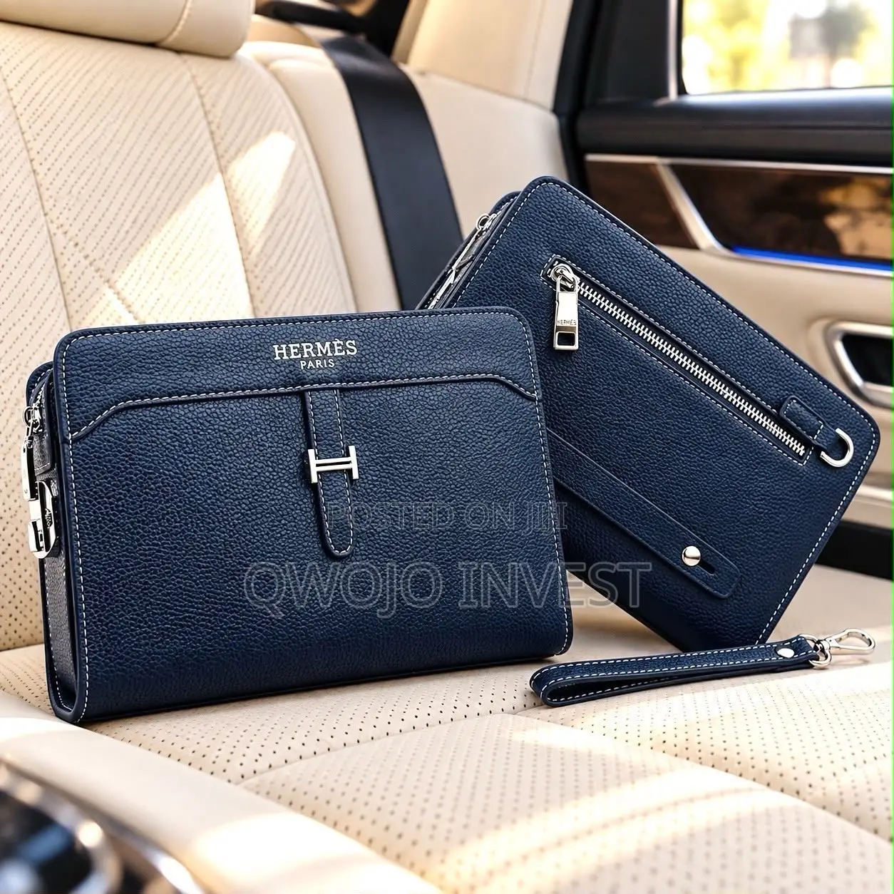 Hermes Leather Pouches
