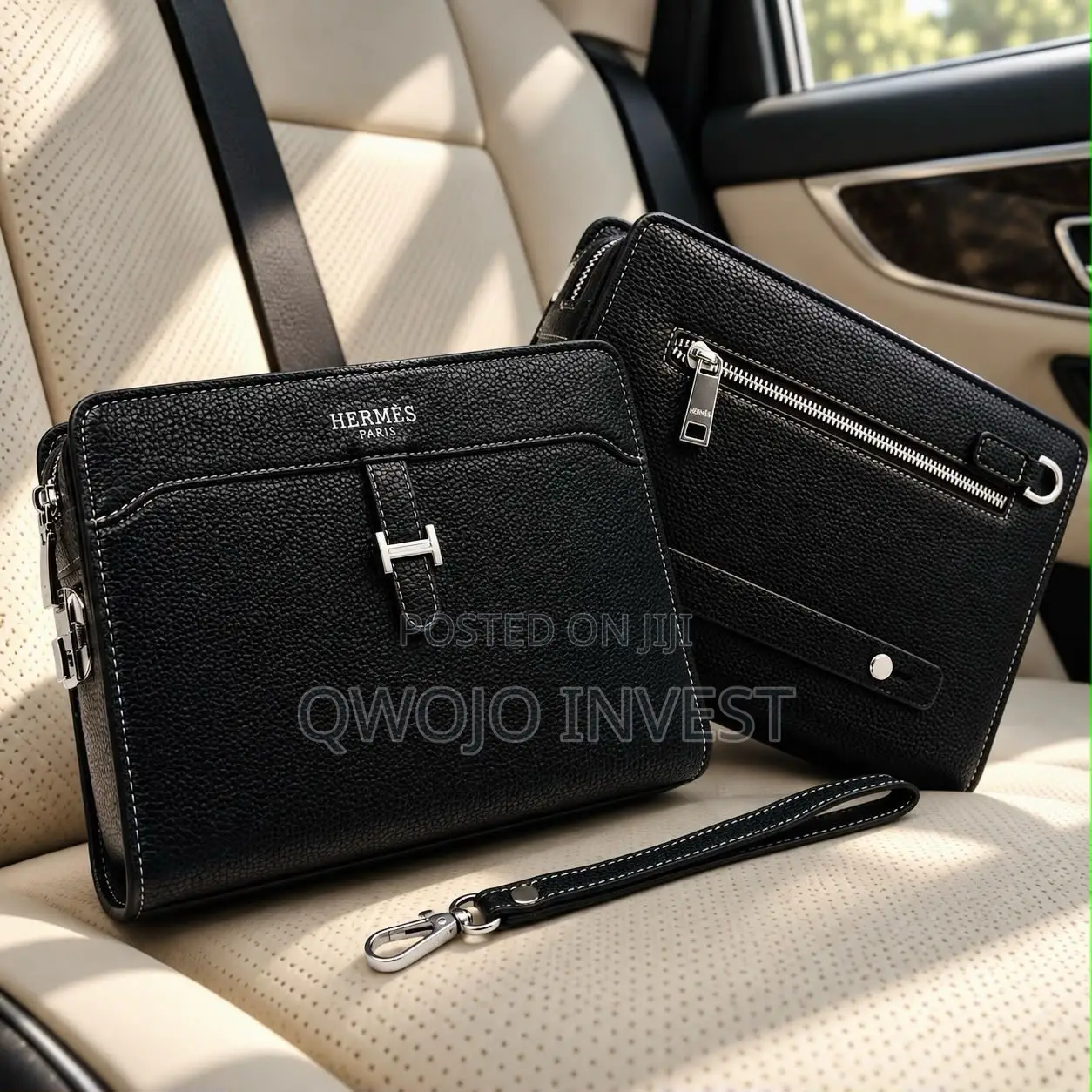 Hermes Leather Pouches
