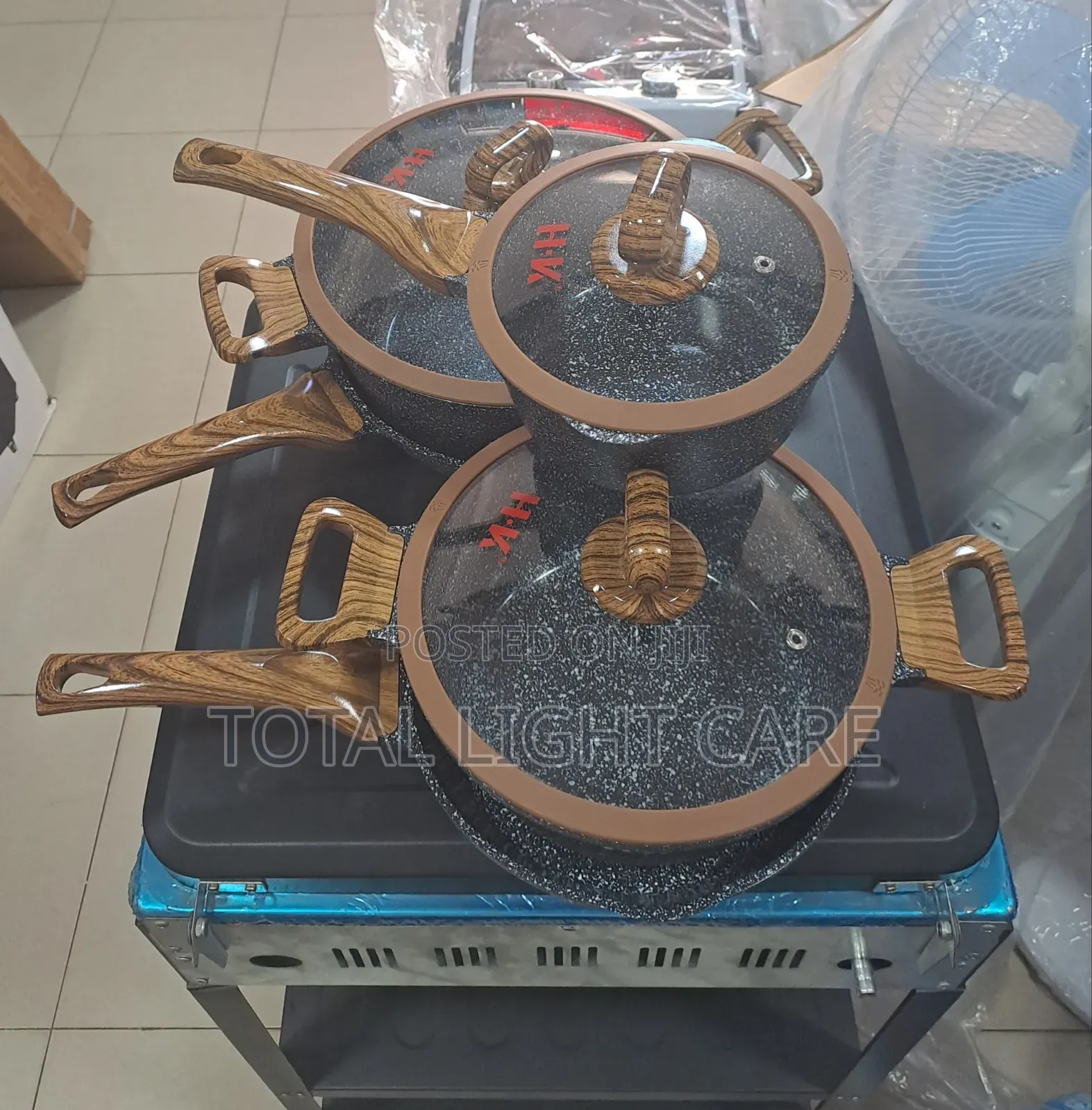 8pcs Marble Cookwares Set