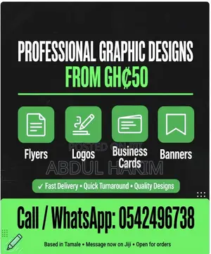 Graphics Designer - Flyers,Logo,Business Card.