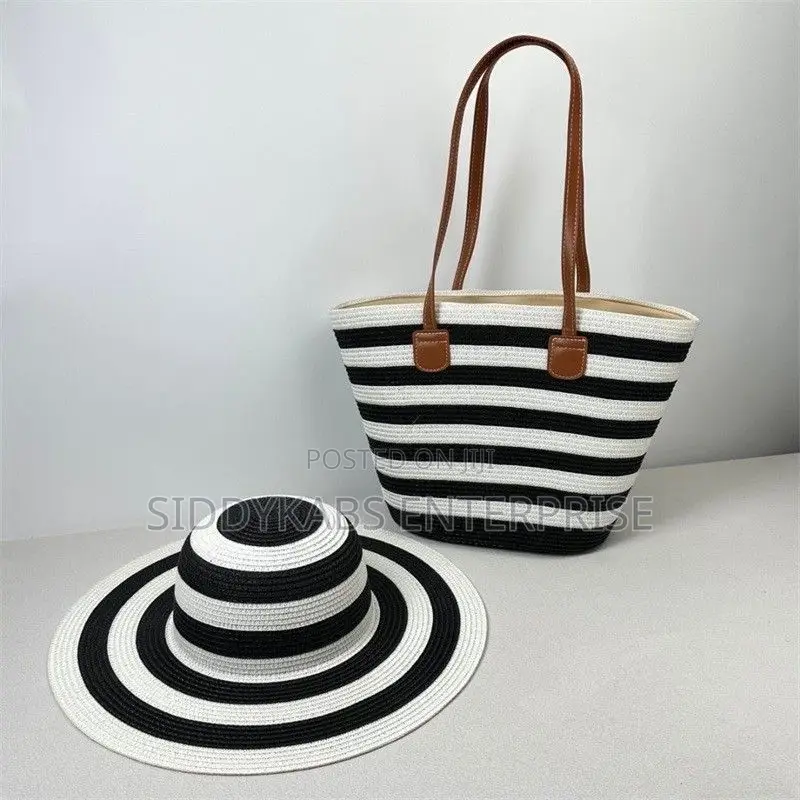 Beach Bag and Hat Set