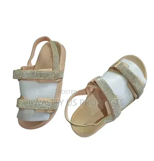 Bamboo Women's Embellished Strap Sandals - Size 37, 37.5