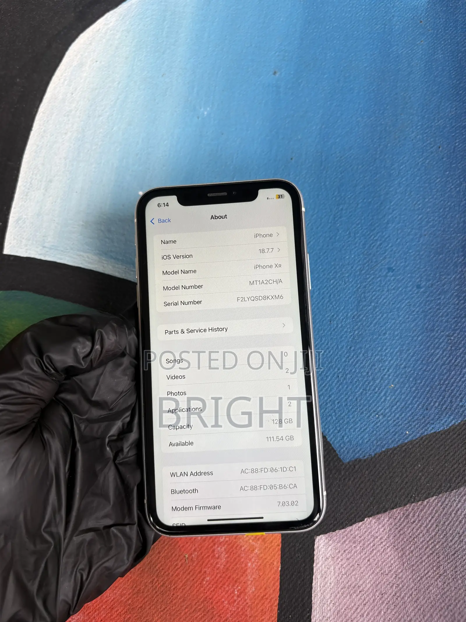 Apple iPhone XR 128 GB White