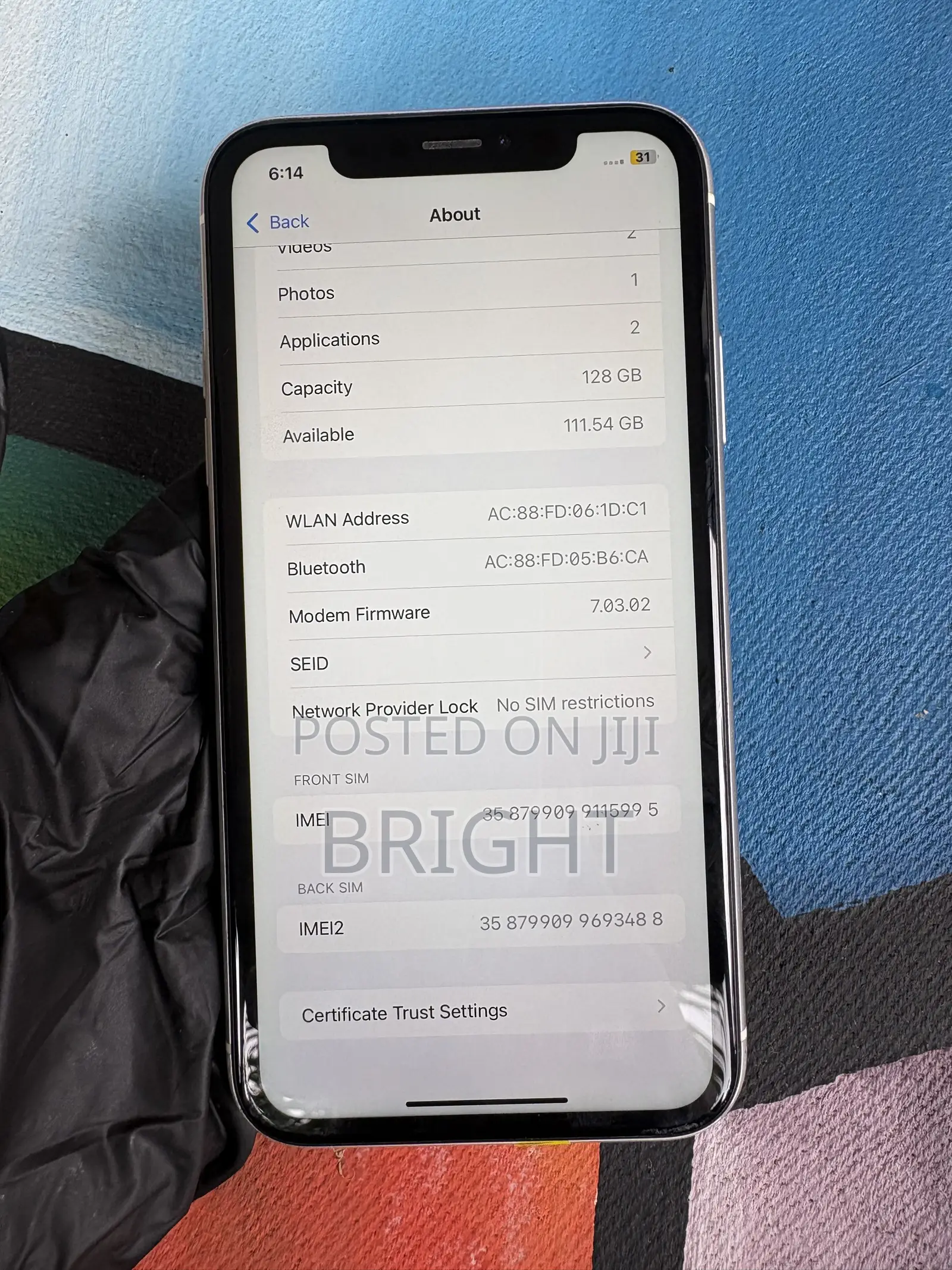 Apple iPhone XR 128 GB White