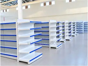Supermarket Shelves & Racks in Ghana, Double Sided