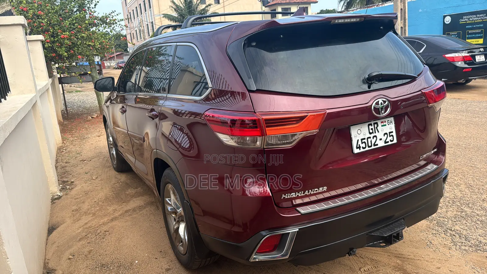 Toyota Highlander Limited 4x4 V6 (3.5L 6cyl 8A) 2018 Burgundy