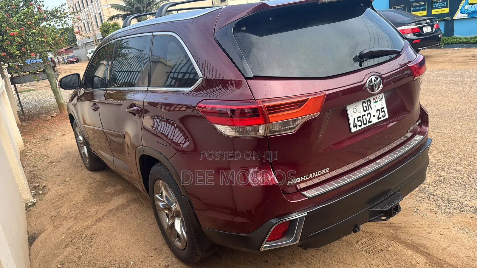 Toyota Highlander Limited 4x4 V6 (3.5L 6cyl 8A) 2018 Burgundy
