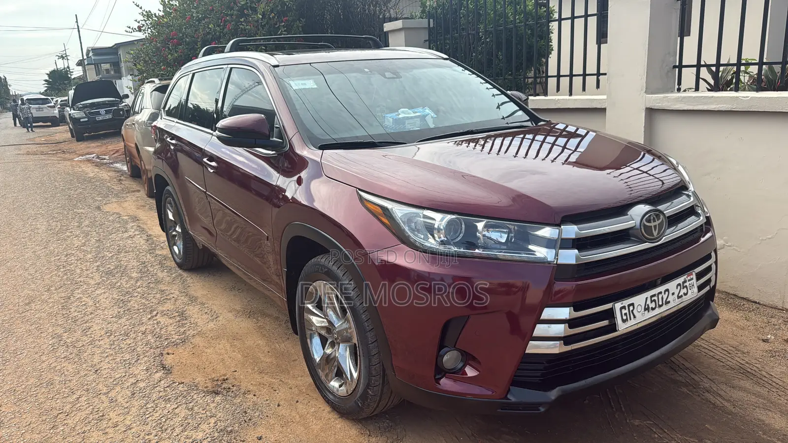 Toyota Highlander Limited 4x4 V6 (3.5L 6cyl 8A) 2018 Burgundy
