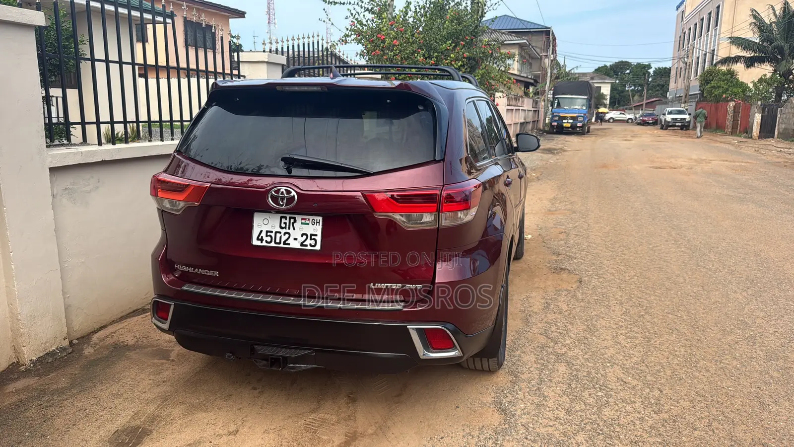 Toyota Highlander Limited 4x4 V6 (3.5L 6cyl 8A) 2018 Burgundy