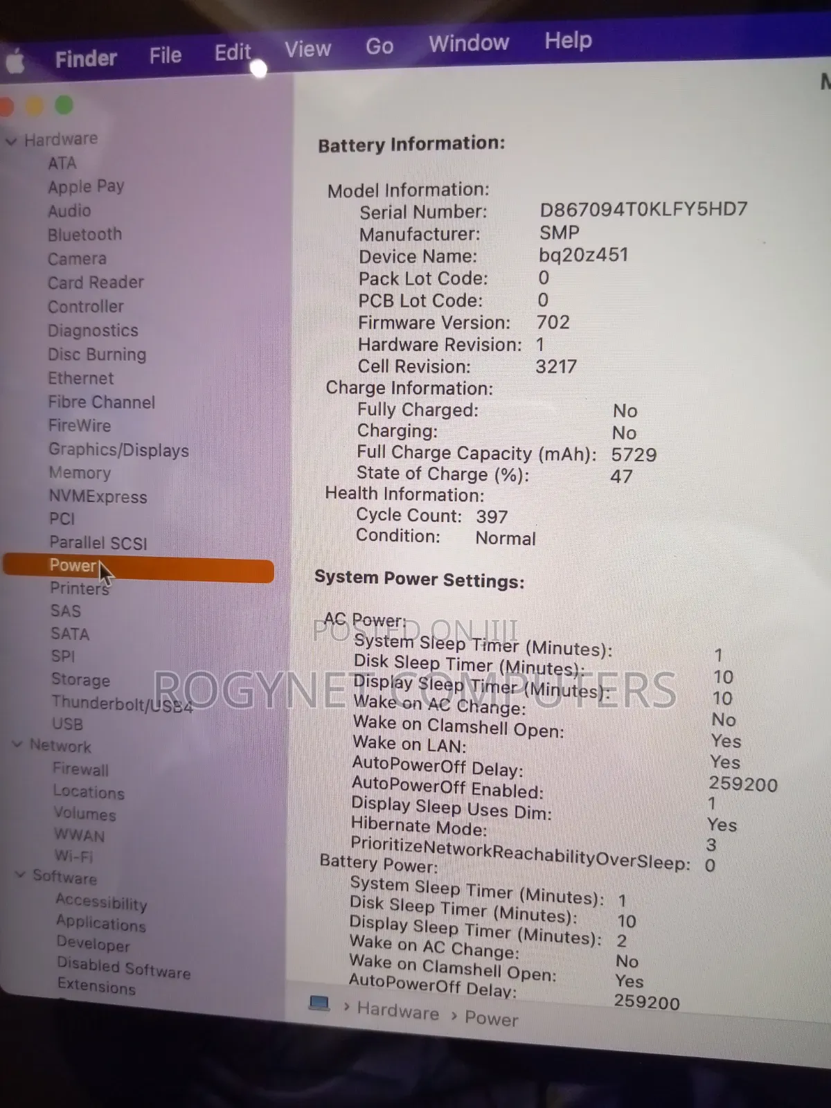Laptop Apple MacBook Pro 2015 16GB Intel Core i5 SSD 512GB