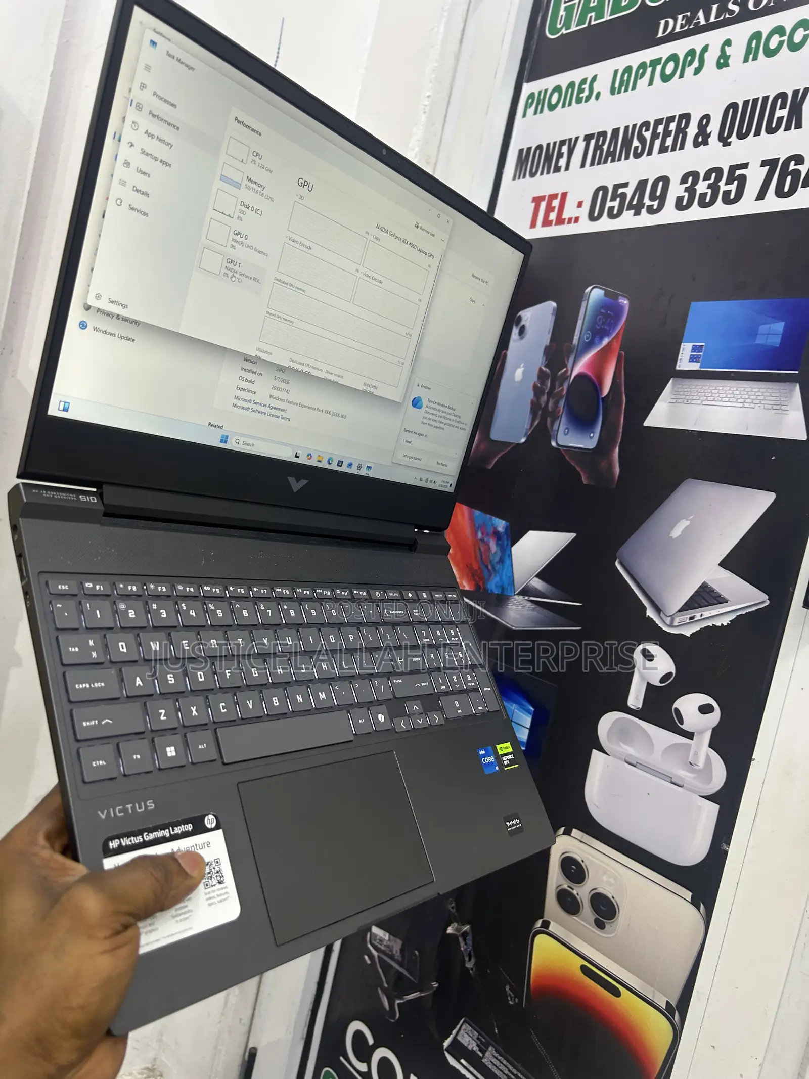 Laptop HP Victus 15 16GB Intel Core i5 SSD 1T