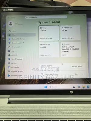 Laptop HP ProBook 450 G8 8GB Intel Core i3 SSD 256GB