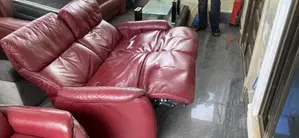 Two in One Leather Sofa Chair From Germany
